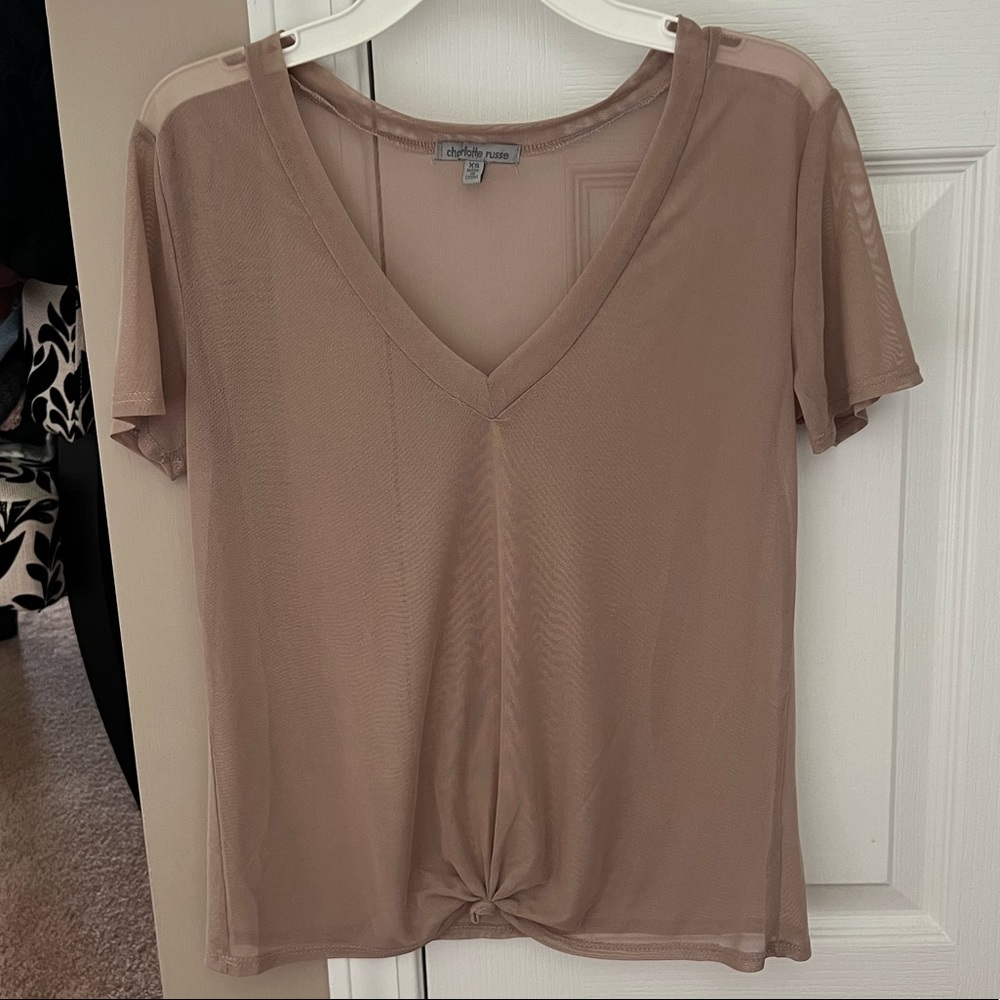 NWOT see - thru tee